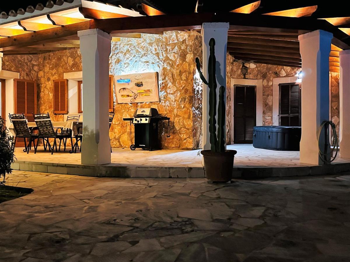 Villa Sanchez In Strandnahe Mit Pool, Jacuzzi, Klima, Wifi, Gas Bbq Сантаньї Екстер'єр фото